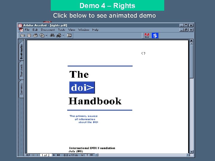 Demo 4 – Rights Click below to see animated demo 