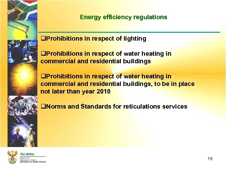 Energy efficiency regulations q. Prohibitions in respect of lighting q. Prohibitions in respect of