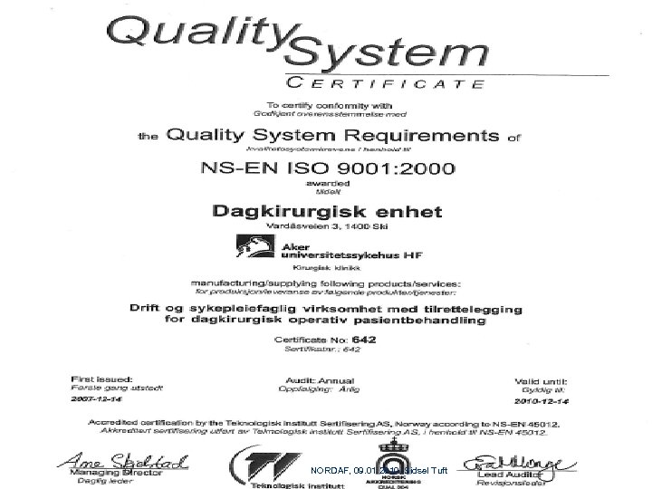 NORDAF, 09. 01. 2010, Sidsel Tuft 