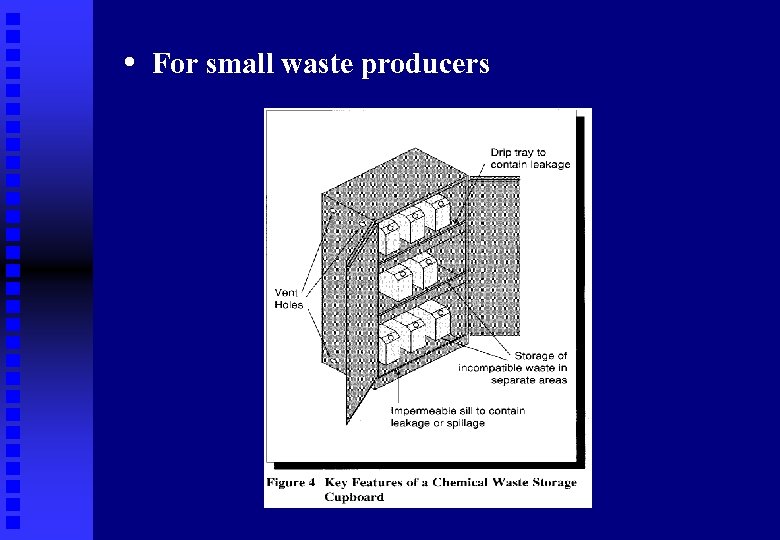  For small waste producers 