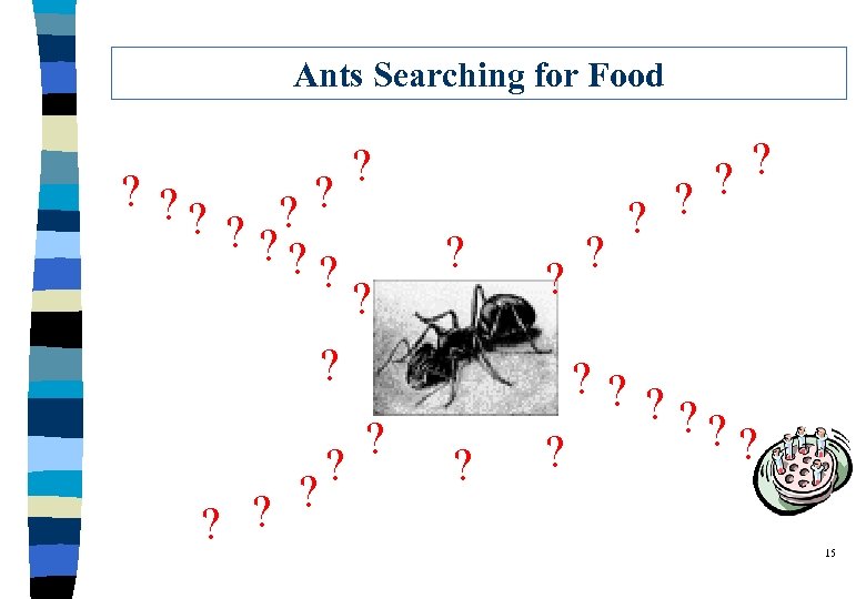 Ants Searching for Food ? ? ? ? ? ? ? ? ? ?