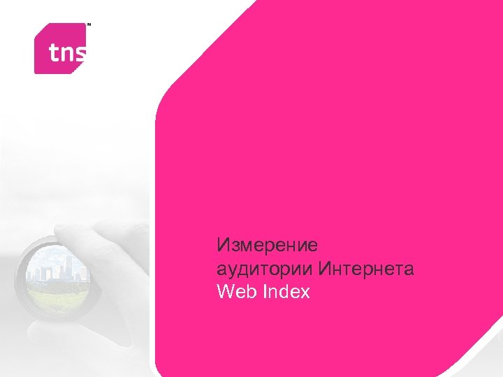 Измерение аудитории Интернета Web Index 