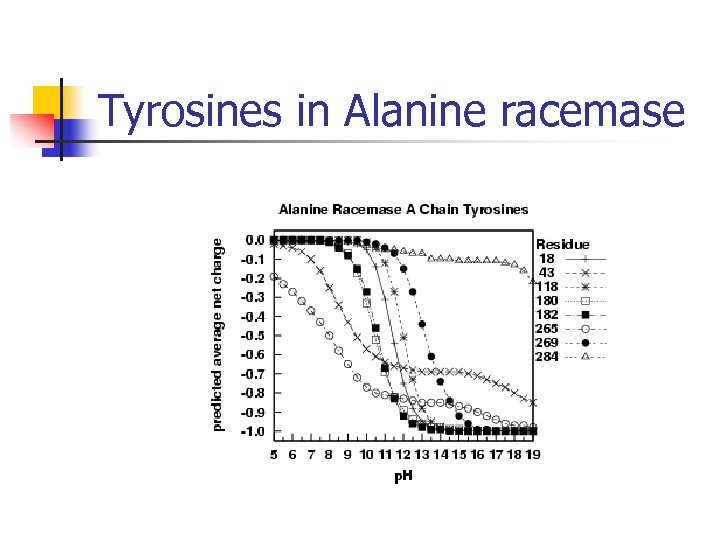 Tyrosines in Alanine racemase 