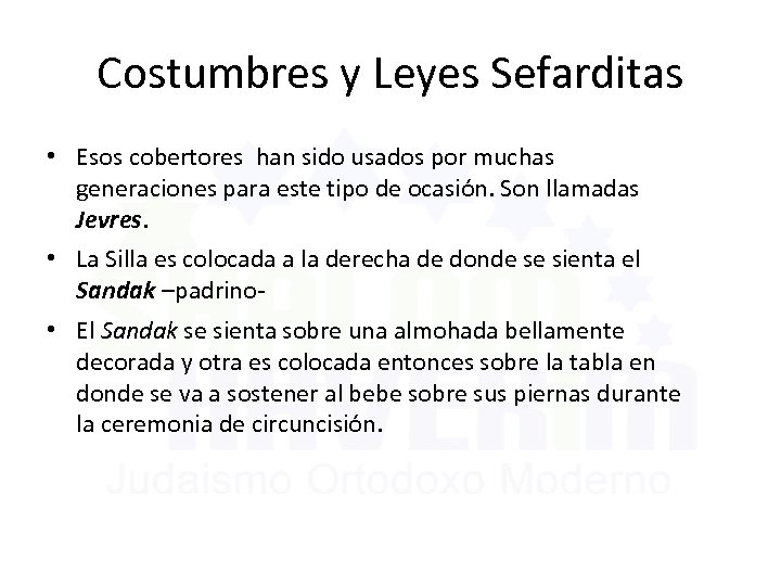 Costumbres y Leyes Sefarditas • Esos cobertores han sido usados por muchas generaciones para