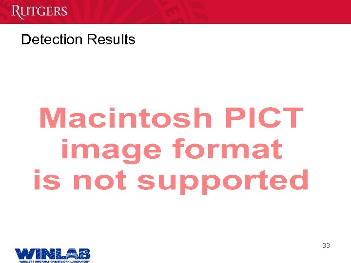 Detection Results 33 