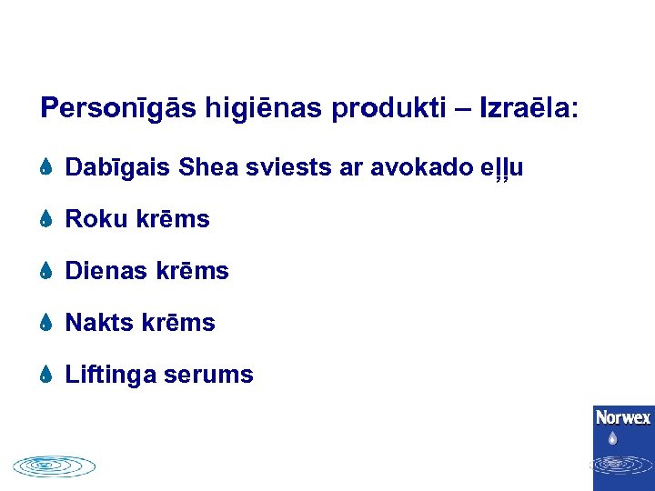 Personīgās higiēnas produkti – Izraēla: Dabīgais Shea sviests ar avokado eļļu Roku krēms Dienas