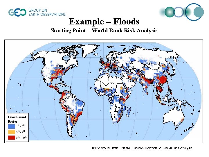 Example – Floods Starting Point – World Bank Risk Analysis ©The World Bank –