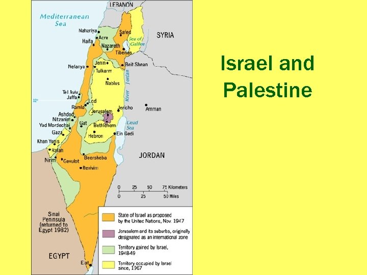 Israel and Palestine 