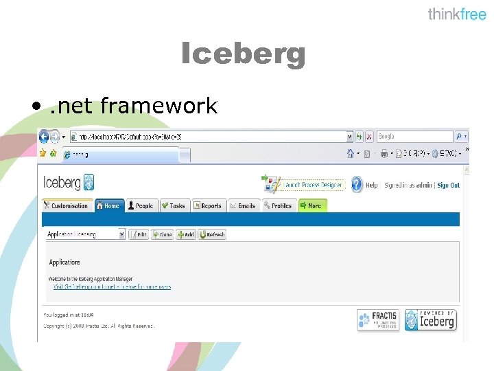 Iceberg • . net framework 