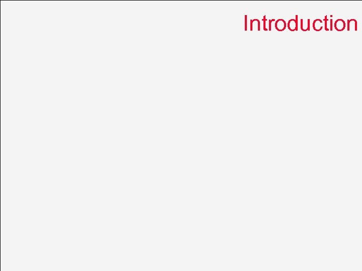 Introduction 