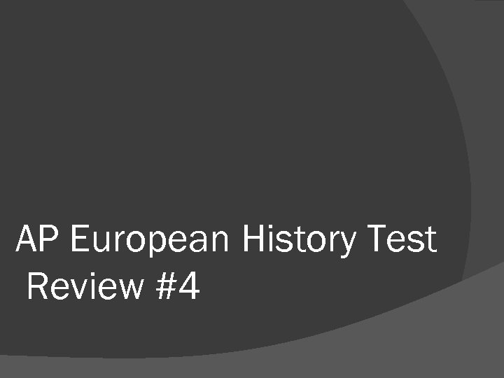 AP European History Test Review 4 Italy