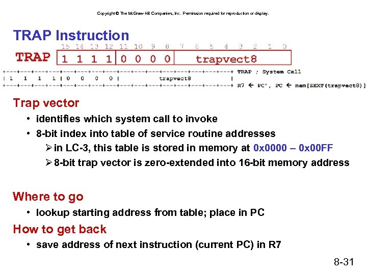 Copyright © The Mc. Graw-Hill Companies, Inc. Permission required for reproduction or display. TRAP