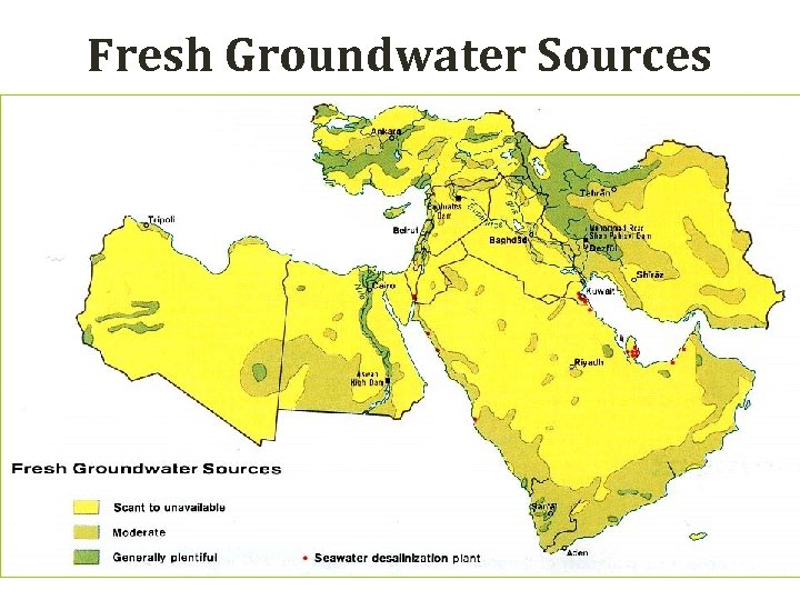 Fresh Groundwater Sources 