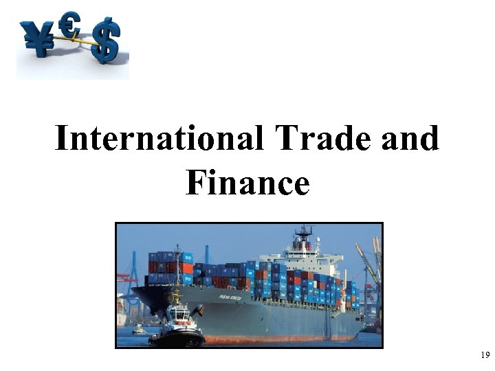 International Trade and Finance 19 