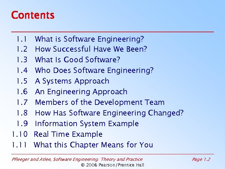 Contents 1. 1 1. 2 1. 3 1. 4 1. 5 1. 6 1.