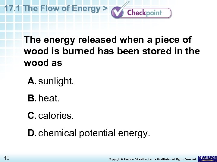 17. 1 The Flow of Energy > The energy released when a piece of