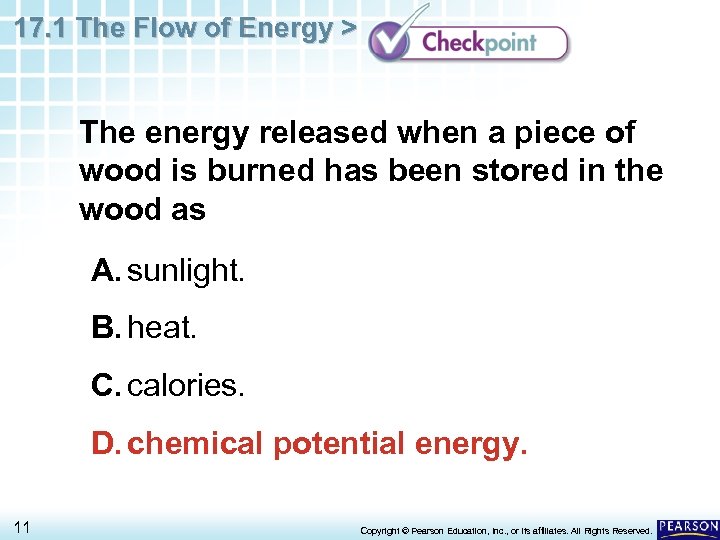 17. 1 The Flow of Energy > The energy released when a piece of