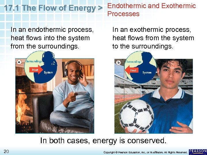 17. 1 The Flow of Energy > Endothermic and Exothermic Processes In an endothermic