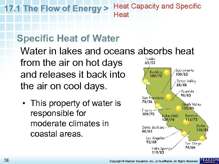 17. 1 The Flow of Energy > Heat Capacity and Specific Heat of Water