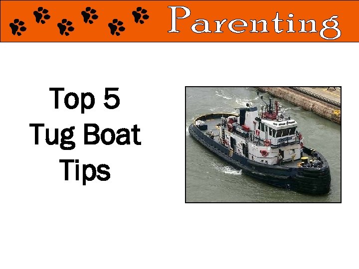 Top 5 Tug Boat Tips 