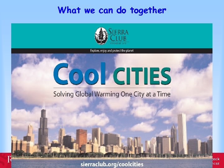 What we can do together Alan Robock Department of Environmental Sciences 