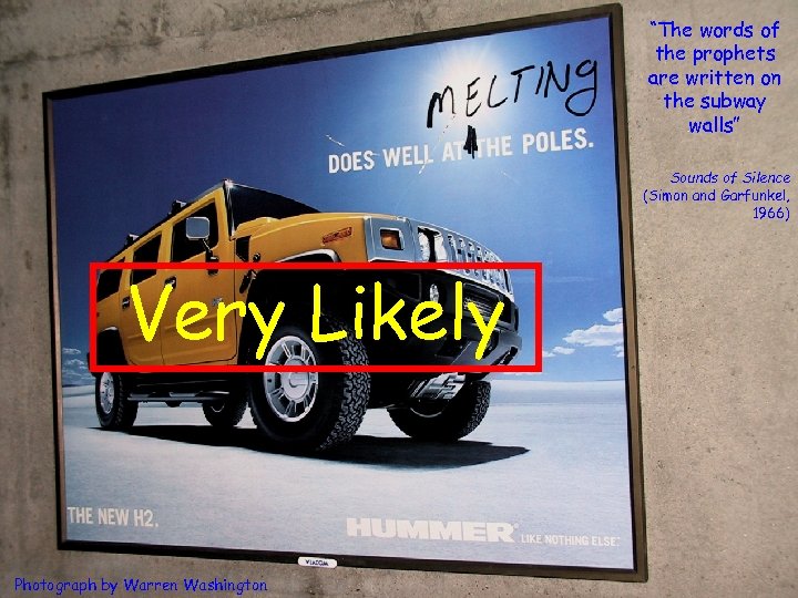 “The words of the prophets are written on the subway walls” Sounds of Silence