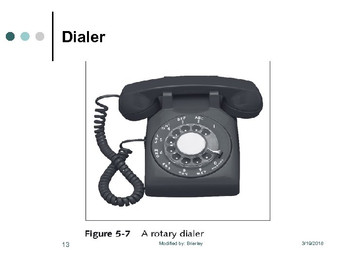 Dialer 13 Modified by: Brierley 3/19/2018 