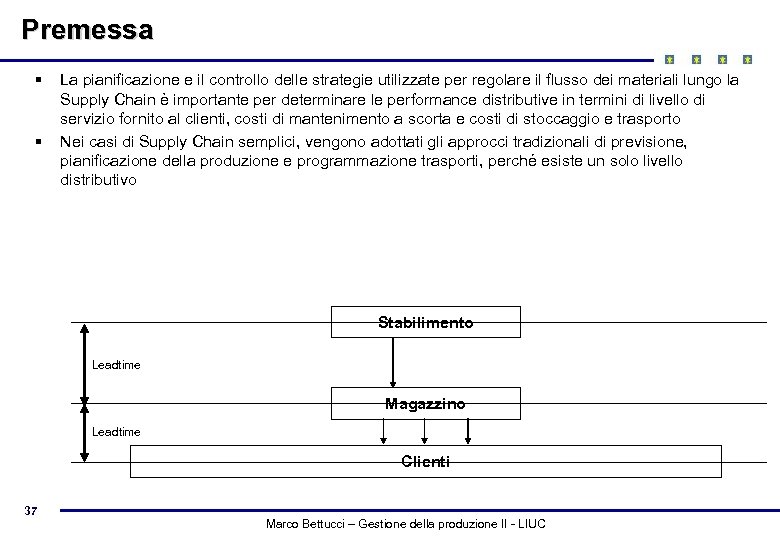 Premessa § § La pianificazione e il controllo delle strategie utilizzate per regolare il