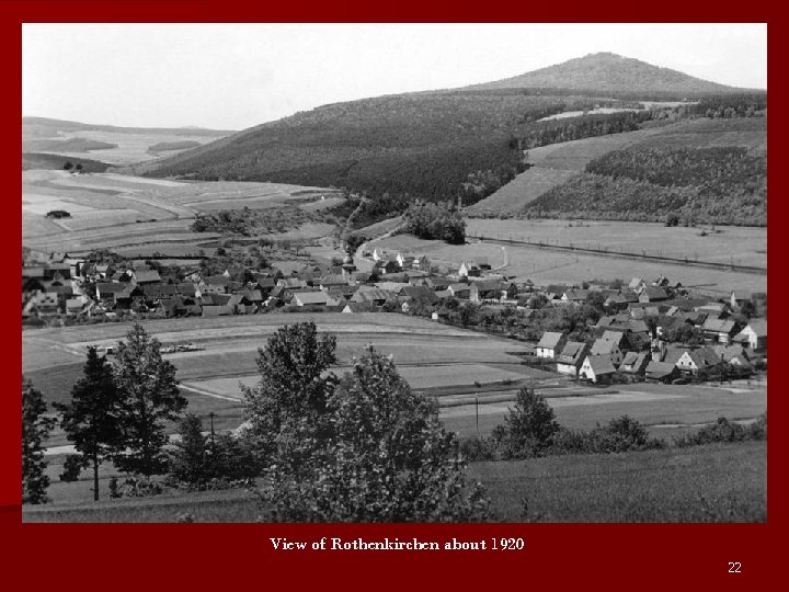 View of Rothenkirchen about 1920 22 