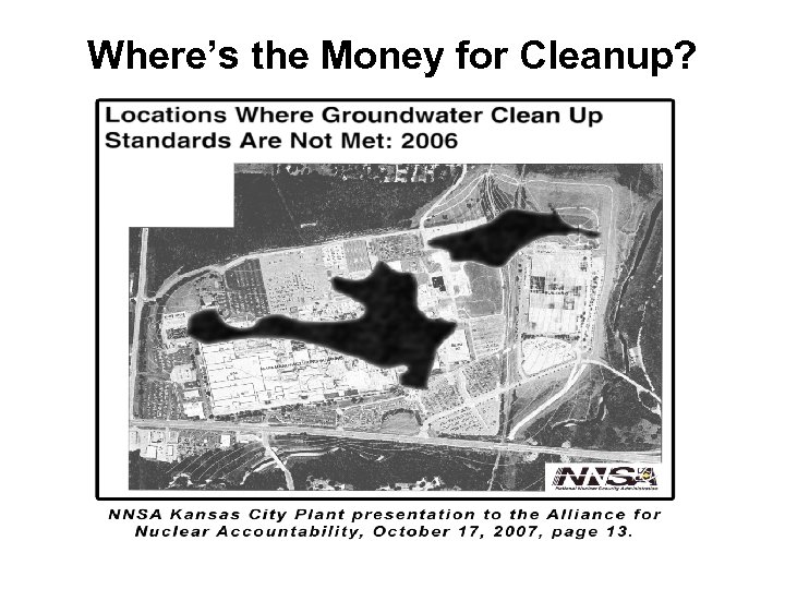 Where’s the Money for Cleanup? 