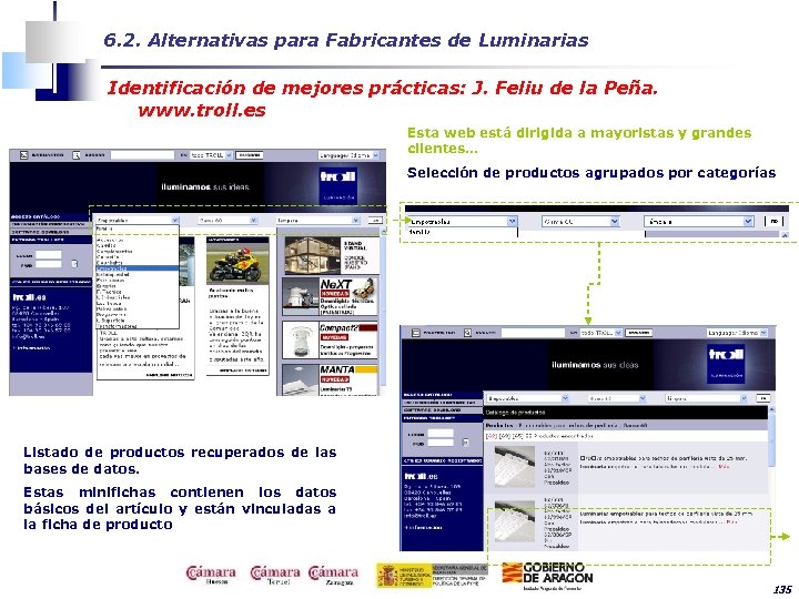 6. 2. Alternativas para Fabricantes de Luminarias Identificación de mejores prácticas: J. Feliu de