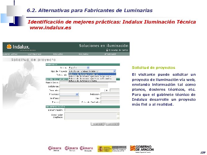 6. 2. Alternativas para Fabricantes de Luminarias Identificación de mejores prácticas: Indalux Iluminación Técnica