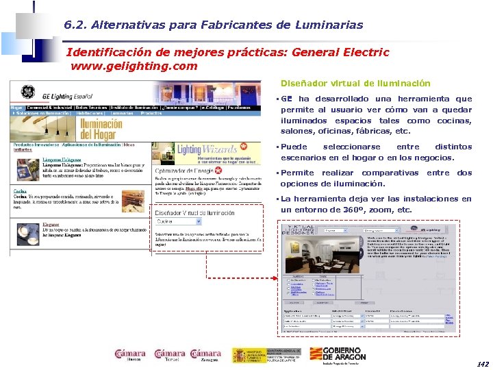 6. 2. Alternativas para Fabricantes de Luminarias Identificación de mejores prácticas: General Electric www.