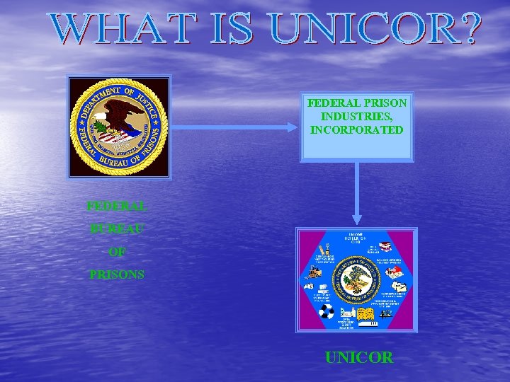 FEDERAL PRISON INDUSTRIES, INCORPORATED FEDERAL BUREAU OF PRISONS UNICOR 