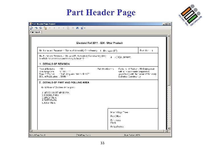 Part Header Page 33 