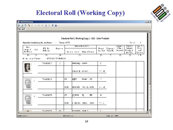 electoral roll