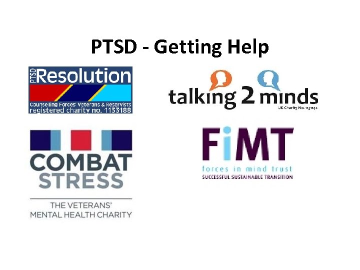 PTSD - Getting Help 