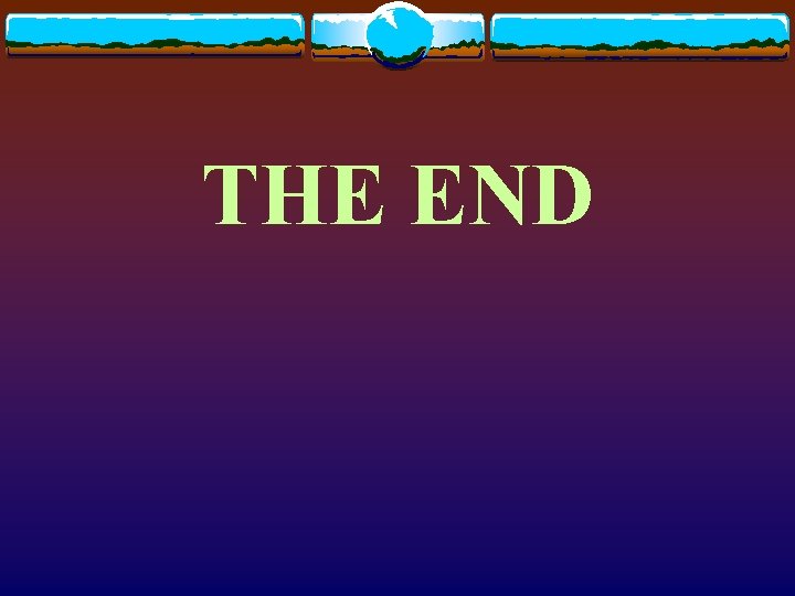 THE END 