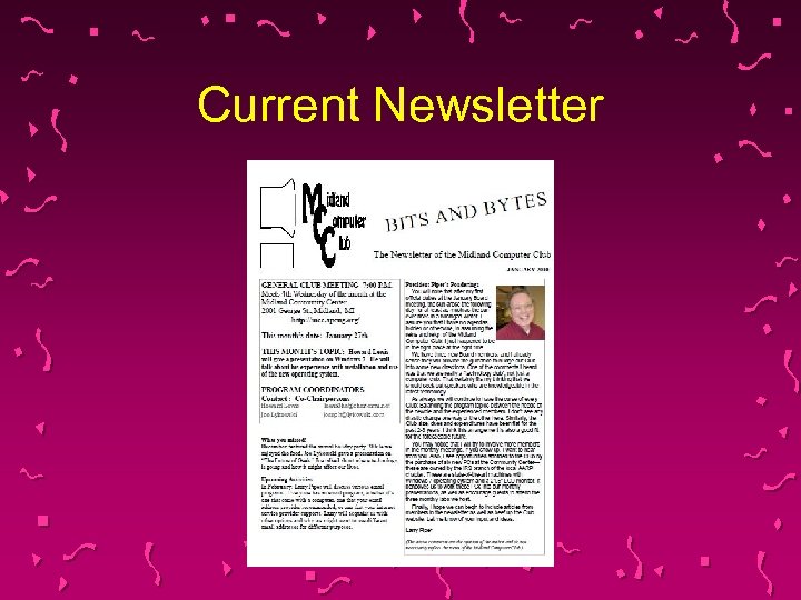 Current Newsletter 
