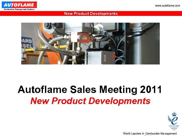www. autoflame. com New Product Developments Autoflame Sales Meeting 2011 New Product Developments World