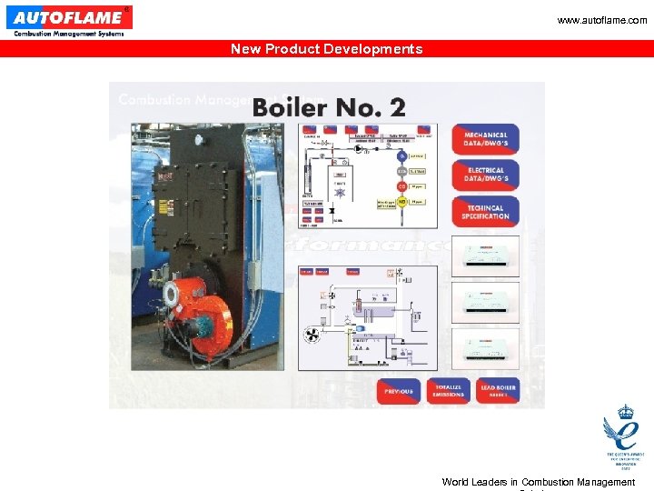www. autoflame. com New Product Developments World Leaders in Combustion Management 