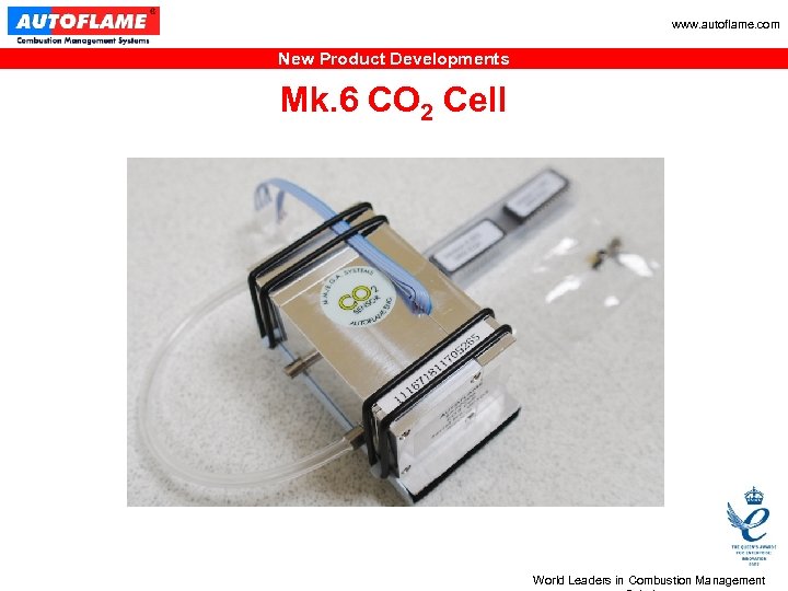 www. autoflame. com New Product Developments Mk. 6 CO 2 Cell World Leaders in