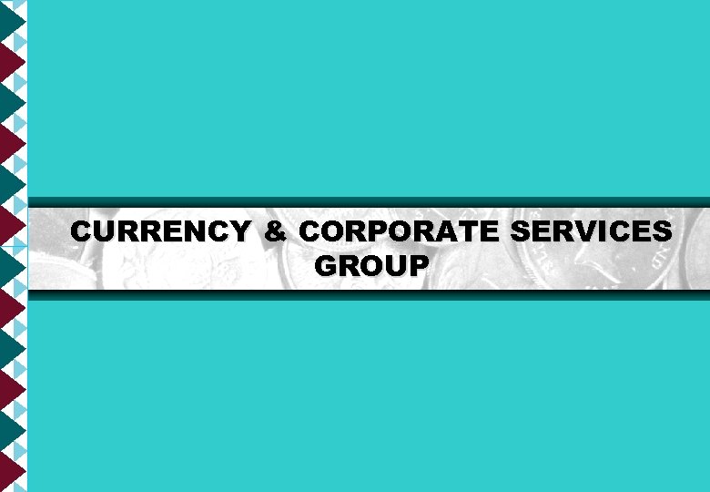 CURRENCY & CORPORATE SERVICES GROUP 
