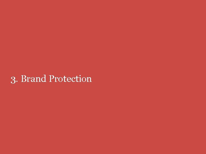 3. Brand Protection 