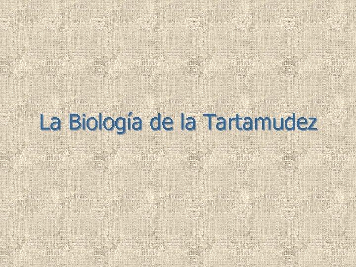 La Biología de la Tartamudez 