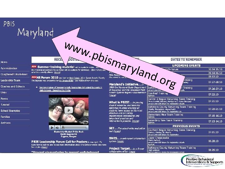 www . pbi sma ryla n d. or g 