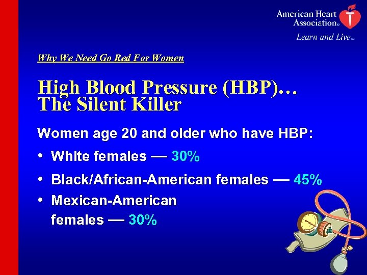 Why We Need Go Red For Women High Blood Pressure (HBP)… The Silent Killer