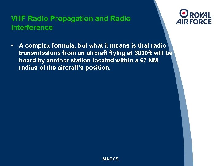 VHF Radio Propagation and Radio Interference • A complex formula, but what it means