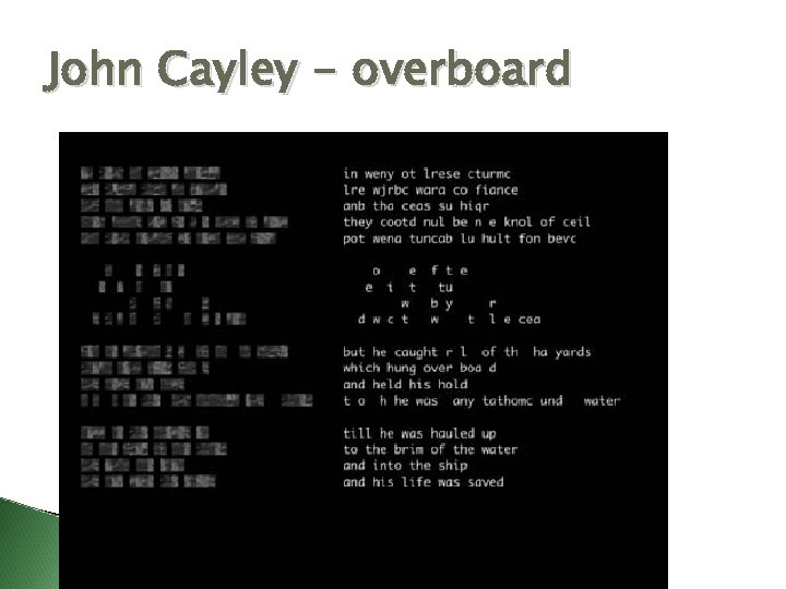 John Cayley - overboard 