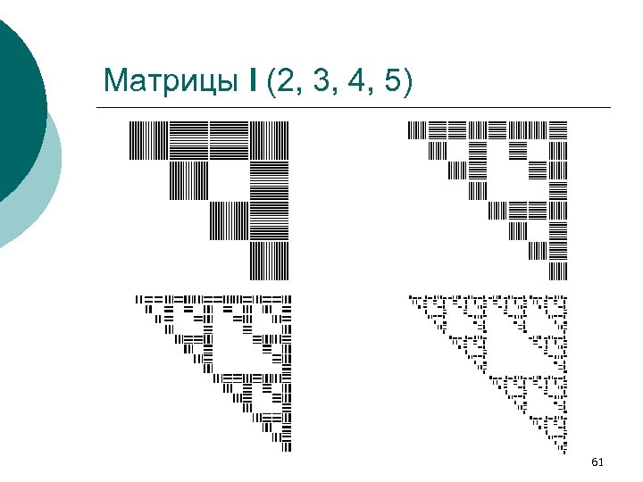 Матрицы I (2, 3, 4, 5) 61 